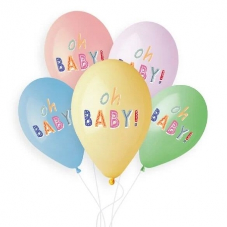 Μπαλόνια Latex 33cm Sweet Oh Baby - ΚΩΔ:136121013-BB