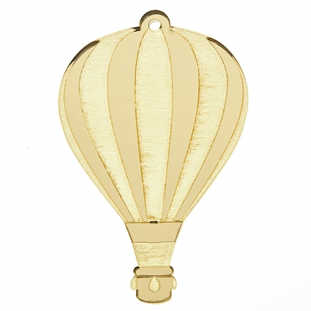 Plexiglass στοιχείο χρυσό - αερόστατο 5cm - ΚΩΔ:K456-NU