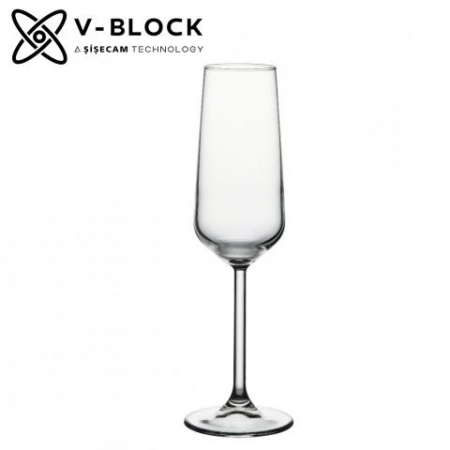 Ποτήρι σαμπάνιας V-BLOCK 350ml 22.6X7cm - ΚΩΔ:SP440079-G