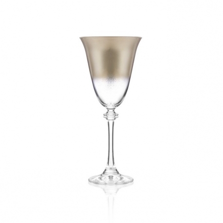 Ποτήρι κρασιού με χρυσό φινίρισμα - ΚΩΔ:PR501WINE-G