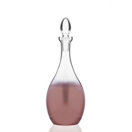 Καράφα κρασιού κρυστάλλινη με rose φινίρισμα 33cm - ΚΩΔ:KR503-G