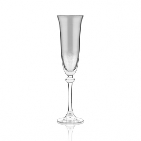 Ποτήρι σαμπάνιας με ασημί φινίρισμα 190ml - ΚΩΔ:PR502FLUTE-G