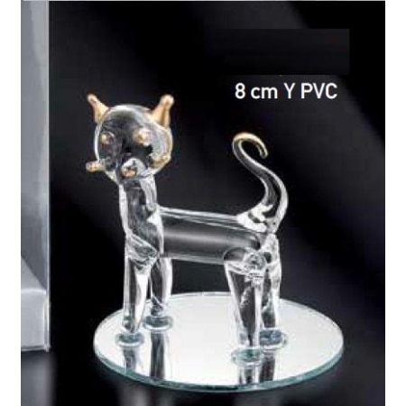 Κρυστάλλινη γατούλα με PVC κουτί 8cm - ΚΩΔ:202-3253-MPU