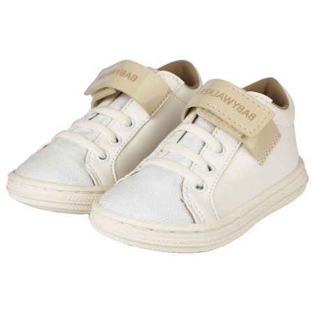 Παπουτσακια Babywalker Sneakers Ελαστικο Κλεισιμο & Μπαρετα Χρατς - Ζευγαρι - ΚΩΔ:Bs3051-Bw