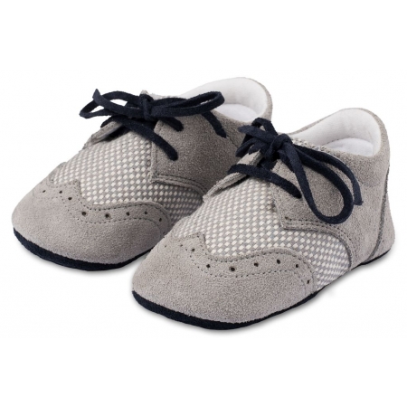 Παπουτσάκια Babywalker για Αγόρι - Δίχρωμο Δετό Σνίκερ - Ζευγάρι - ΚΩΔ:MI1114-BW