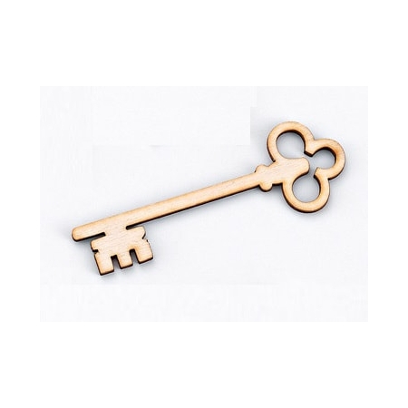 Ξύλινο κλειδί 8X2.5cm - ΚΩΔ:120-7354-MPU