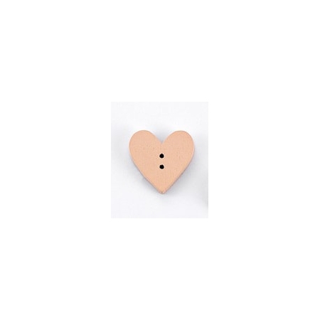 Ξύλινη καρδιά κουμπί 2.5cm - ΚΩΔ:120-8069-MPU