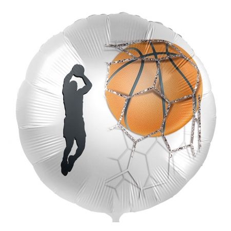 Μπαλόνι foil 45cm καλάθι μπάσκετ - ΚΩΔ:3406-UNI-BB