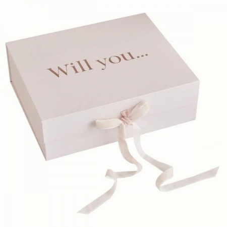 Ροζ κουτί - Will You Be My Bridesmaid 30X25cm - ΚΩΔ:HN-849-BB