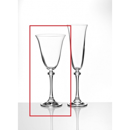 Γυάλινο ποτήρι βοημίας κρασιού 22cm - ΚΩΔ:145-129-MPU