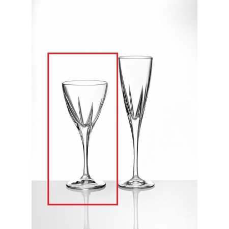 Κρυστάλλινο ποτήρι κρασιού ιταλίας fusion 210ml 19cm - ΚΩΔ:145-138-MPU