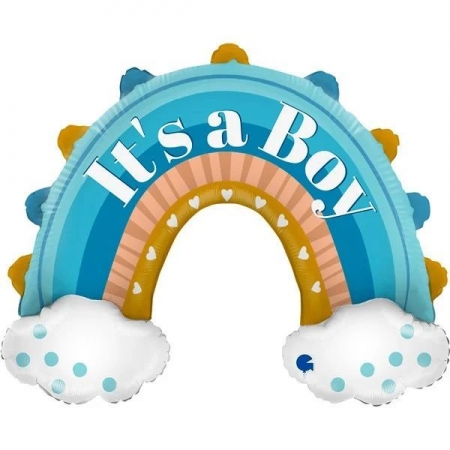 Μπαλόνι foil 79cm bοho ουράνιο τόξο It’s a Boy - ΚΩΔ:G72151-BB