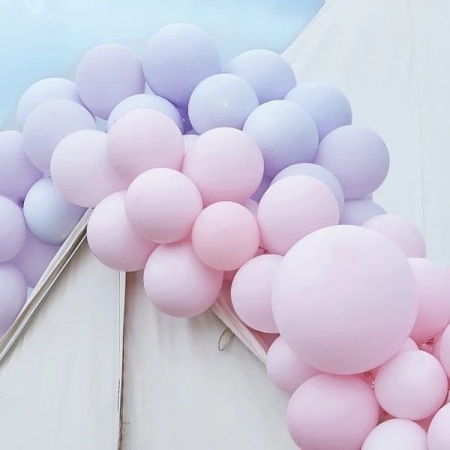 DIY γιρλάντα με μπαλόνια ροζ-μοβ - ΚΩΔ:BA-321-BB