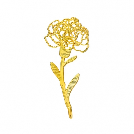 Μεταλλικό χρυσό τριαντάφυλλο 3X7.5cm - ΚΩΔ:M11485XR-AD