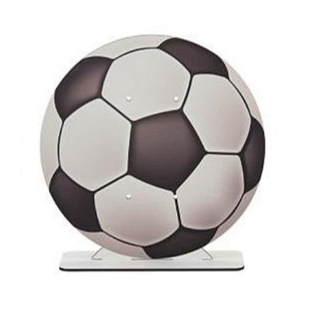 Ξύλινη επιτραπέζια βάση μπάλα ποδοσφαίρου 22cm - ΚΩΔ:M11410-AD