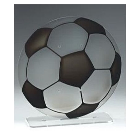 Plexiglass επιτραπέζια βάση μπάλα ποδοσφαίρου 22cm - ΚΩΔ:M11438-AD