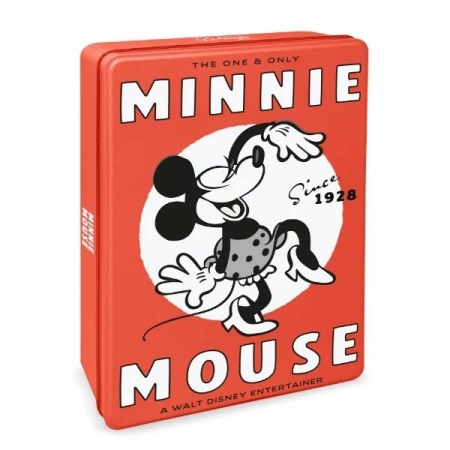 Μεταλλικό κουτί Minnie Mouse με είδη ζωγραφικής 22X16X6cm - ΚΩΔ:38125-BB