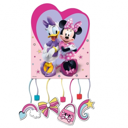 Πινιάτα τσαντάκι Minnie Mouse Junior 28X21cm - ΚΩΔ:94067-BB