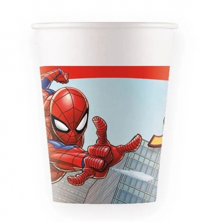 Χάρτινο ποτήρι Spiderman 200ml - ΚΩΔ:93864-BB