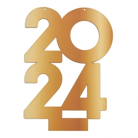 Ξύλινη χρυσή βάση για ημερολόγιο 2024 15X21cm - ΚΩΔ:NB266-NU