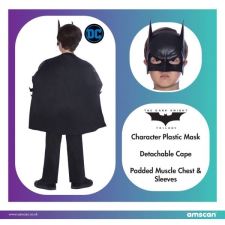 Παιδική Στολή Batman Dark Knight 8-10 Ετών - ΚΩΔ:9906064-BB