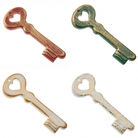 Γύψινο διακοσμητικό κλειδί 5X14cm - ΚΩΔ:K713-NU