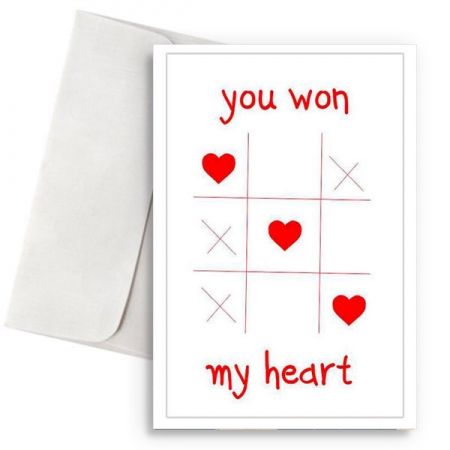 Καρτα Βαλεντινου You Won My Heart - ΚΩΔ:Vc1702-6-Bb