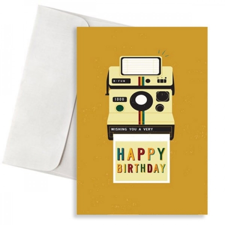 Καρτα Γενεθλιων Polaroid Happy Birthday - ΚΩΔ:Xk14001K-59-Bb