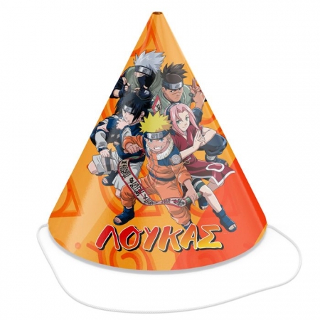 Καπελάκι πάρτυ Naruto με όνομα 17cm - ΚΩΔ:P259111-137-BB