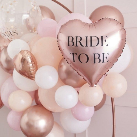 DIY γιρλάντα με μπαλόνια Bride to be - ΚΩΔ:HN-856-BB