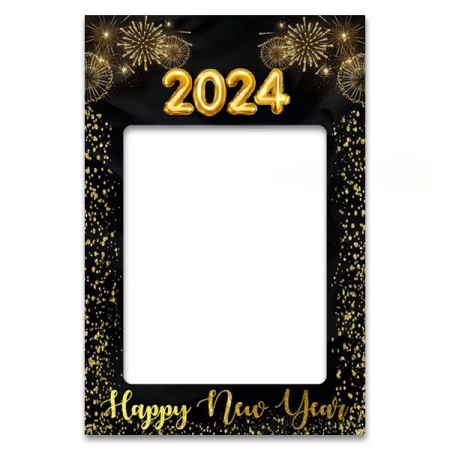 Κάδρο Photobooth Happy New Year 98X58cm - ΚΩΔ:D16001-178-BB