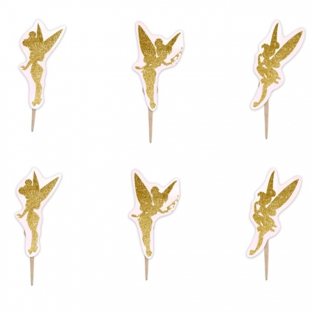 Οδοντογλυφίδες με θέμα χρυσή νεράιδα 13cm - ΚΩΔ:P25917-160-BB