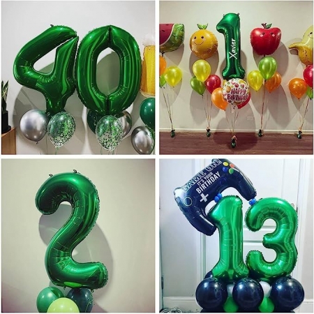 Μπαλόνι foil 100cm πράσινο αριθμός 4 - ΚΩΔ:40034GR-BB