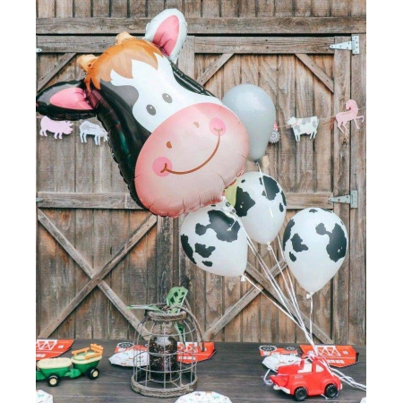 Μπαλόνι foil 43X59cm κεφάλι αγελαδίτσας - ΚΩΔ:207AG095-BB