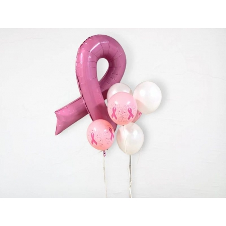 Μπαλόνι foil 91X51cm ροζ φιόγκος - ΚΩΔ:14418-BB