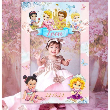 Κάδρο photobooth Baby Πριγκίπισσες Disney 98X58cm - ΚΩΔ:D16001-204-BB