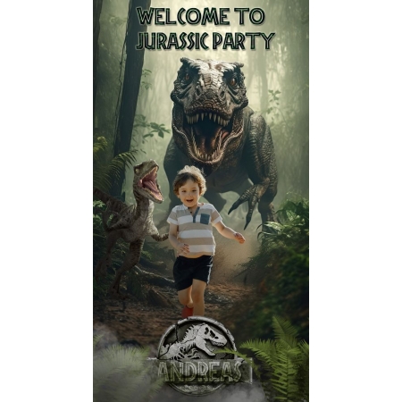 Αφίσα Jurassic World με φωτογραφία 130Χ70cm - ΚΩΔ:5531127-158-BB