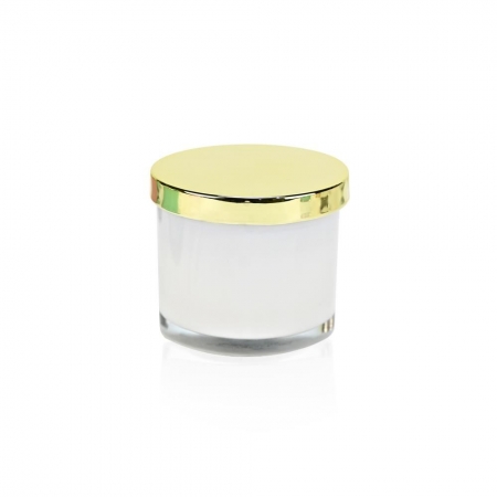 Αρωματικό κερί λευκό με χρυσό καπάκι 80γρ - ΚΩΔ:ST00807-SOP