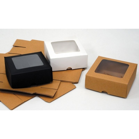 Χάρτινο κουτί με παράθυρο ζελατίνα 13X5cm - ΚΩΔ:402147