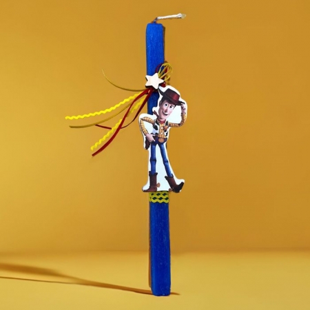 Πασχαλινή λαμπάδα Woody - Toy Story 38cm - ΚΩΔ:LAM01-2-BB