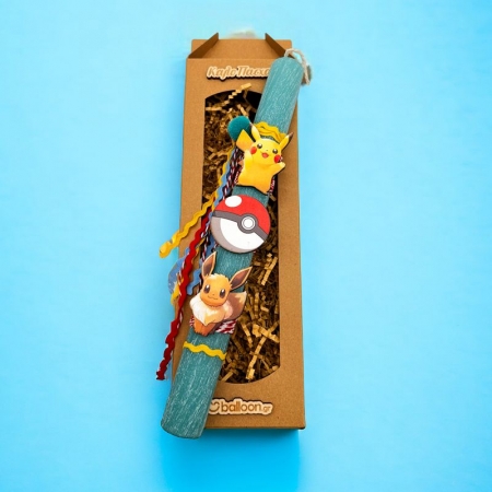 Πασχαλινή λαμπάδα αρωματική Pokemon 25cm - ΚΩΔ:LAM10-10-BB