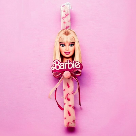 Πασχαλινή λαμπάδα Barbie 38cm - ΚΩΔ:LAM02-10-BB