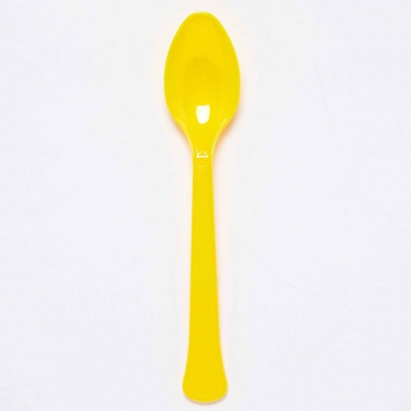 Κουταλάκια κίτρινα Buttercup επαναχρησιμοποιούμενα πλαστικά - ΚΩΔ:9915409-205-BB