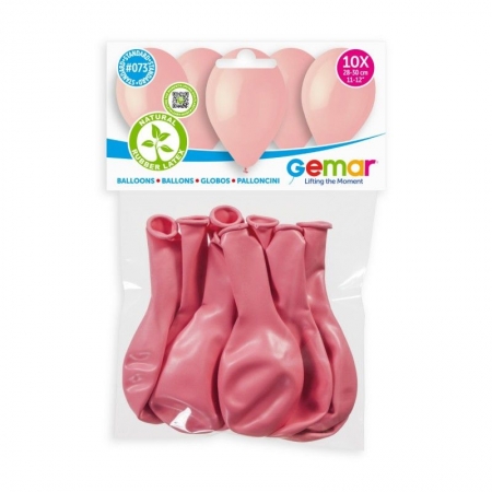 Μπαλόνια latex 28cm baby pink - ΚΩΔ:1360973-10-BB