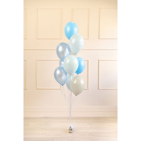 Μπαλόνια latex 27-30cm sky blue mix - ΚΩΔ:ZBL5-BB