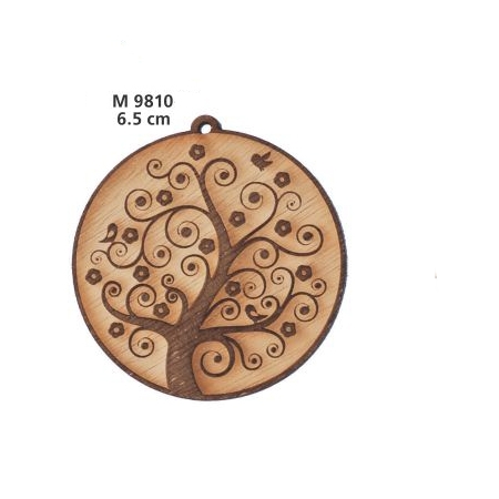 Ξυλινο Διακοσμητικο Στρογγυλο Δεντρο - ΚΩΔ:M9810-Ad