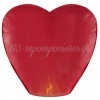 Κοκκινο Χαρτινο Ιπταμενο Φαναρακι Σε Σχημα Καρδιας 33Χ83Χ90Cm - ΚΩΔ:Lamp1Tt-Bb