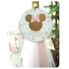 Μπαουλο Βαπτισης Ξυλινο Κυβος Minnie Mouse - ΚΩΔ:Minniebox-Bm