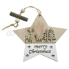 Ξύλινο Αστέρι Merry Christmas 12cm - ΚΩΔ:RT060-NU