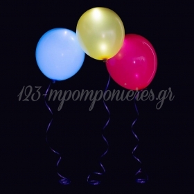 Πολυχρωμα Led Μπαλονια (4 Τεμάχια) – ΚΩΔ.:1202003-Bb